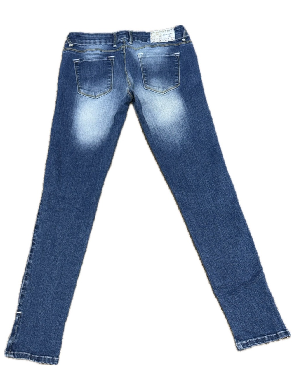 🇮🇹 GUARAPO STUDIO Italy Ultra Low Rise Zip Hem Jeans | Women’s US Sz 6 / IT 44